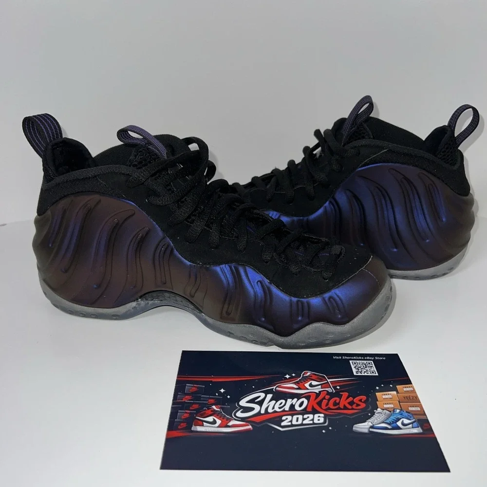 Nike Air Foamposite One 2017 Size 8 | Eggplant 314996-008 | Preloved, No Box Lid